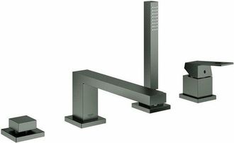 GROHE Conjunto De Mezclador De Ba&ntilde;o Eurocube Grafito Duro Cepillado