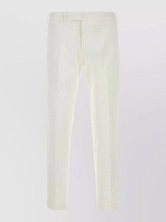 Pantaloni Torino stretch cotton trousers belt loops pleats