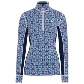 Kari Traa Rose Half-Zip Merinounterw&auml;sche f&uuml;r Damen | blau