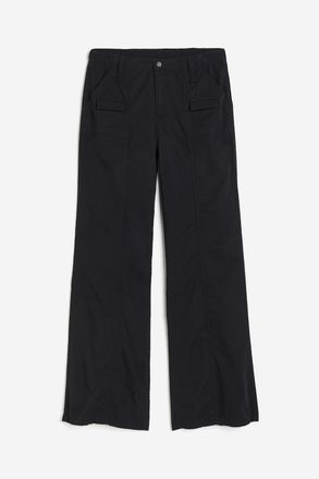H&M Cargohose aus Canvas - Schwarz