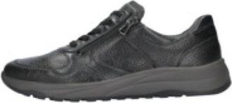 Waldl&auml;ufer Casual Heren Veterschoen in Zwart - Heren - Sneakers - Zwart - 42 EU - Schoenen