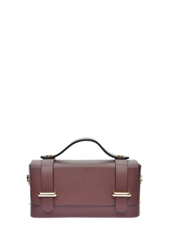 Isabella Rhea Bourgondi&euml; Rundleer Tas