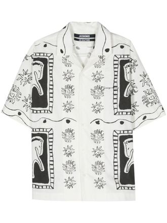 Jacquemus La Chemise Jean cotton shirt - men - Cotton - 44 - White