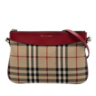 Burberry Pre-owned Cross Body Bags, female, Multicolor, Size: ONE SIZE Pre-owned Vintage Canvas Crossbody Bag