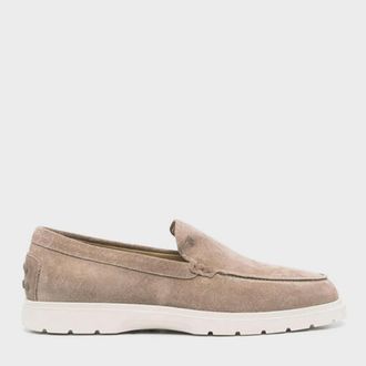 Tod's Flat Shoes Creta Chiaro