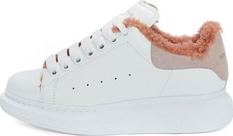 Alexander McQueen (WMNS) Alexander McQueen Oversized Sneaker White Patchouli 609650WIAFJ9446