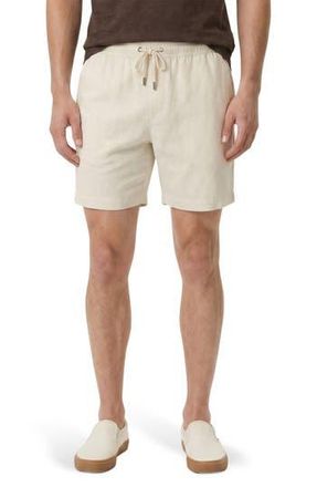 Onia Stretch Linen Blend Pull-On Shorts in Stone at Nordstrom Rack, Size Xx-Large