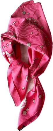 Herm&egrave;s Pre-owned Silk scarves - Dames - Vintage Accessoires - Roze - ONE Size - Vintage