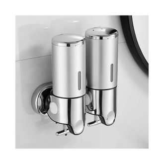 OEM Dispensador De Jab&oacute;n De Pared De 500 Ml, Dispensador De Jab&oacute;n De Manos De Doble Cabezal, Dispensador De L&iacute;quidos Para Gel De Ducha Y Champ&uacute;, Para Coci