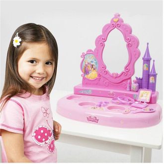 Trade Shop Trade Shop - Specchiera Da Tavolo Principesse Disney Altezza 42 Cm Con Accessori Bambine