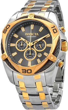 Invicta Bolt Chronograph Quartz Grey Dial Mens Watch 34127
