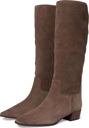 Vince Camuto Pavla Knee High Boot Womens Boots Toasted Taupe : 6.5 M, Leather