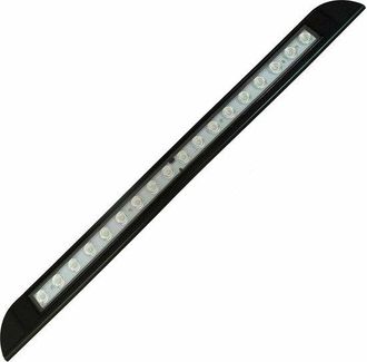 OEM Luz Led Para Toldo - Iluminaci&oacute;n Exterior Para Caravanas - Iluminaci&oacute;n Segura - Dise&ntilde;o Impermeable - 256 Mm De Longitud - Negro