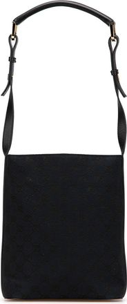 Gucci Pre-owned Womens Monogram Shoulder Bag - Black Textile - One Size