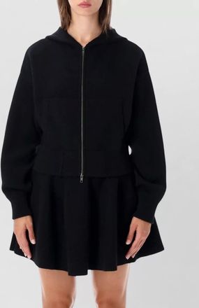 Lisa Yang cashmere hooded zip jacket
