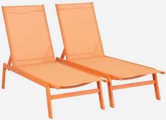 Sweeek Set 2 sdraio in acciaio multi posizioni