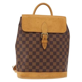 Louis Vuitton Arlequin Backpack Damier Brown Canvas Backpack Bag (Pre-Owned)