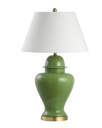 Jonathan Y Designs Jonathan Y Sagwa 33 Ceramic Iron Modern Classic Led Table Lamp