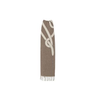 Karl Lagerfeld Winter Scarves, female, Beige, Size: ONE SIZE K/Signature Woven Scarf