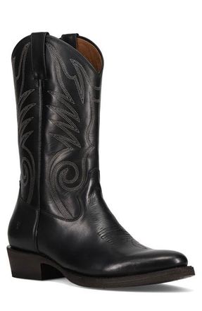 Frye Grady Western Boot in Black at Nordstrom, Size 10.5