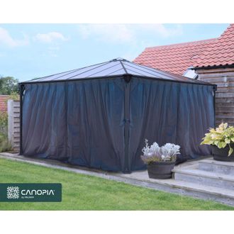 Palram Canopia Cortinas Para Cenador Palermo 4x2.2 M