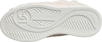 Dolce & Gabbana White Shearling Fur Bianco Low Top Sneakers Mens Shoes