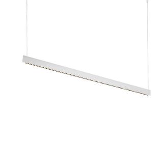 Netlighting Steel Accent LED Bar Pendant Ceiling Light White 3000K