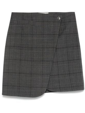 Coperni Mini-wikkelrok - Grijs