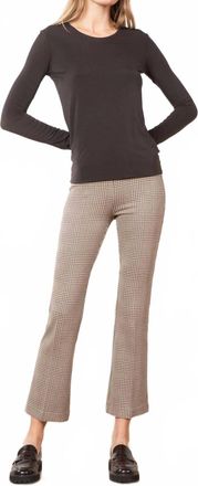 Avenue Montaigne Leo Flare Cut Pants In Draft