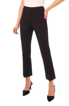 Ted Baker Joey Pintuck Crop Pants in Rich Black at Nordstrom, Size 10