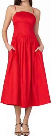 Joe's Mara Maxi Dress In Red