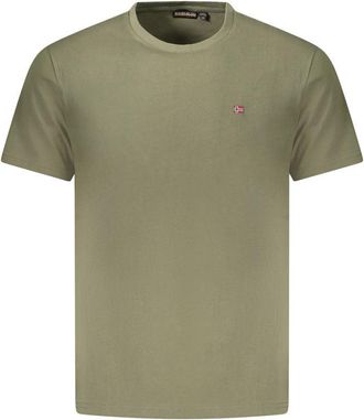 Napapijri Verde Katoenen Heren T-Shirt