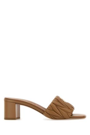 Miu Miu Brown Leather Heels
