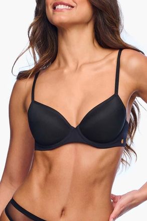 Cosabella Lisciante Spacer T Shirt Bra in Black at Nordstrom, Size 32Dd