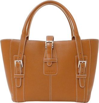Loewe Camel Leather Tote Bag (Pre-Owned)