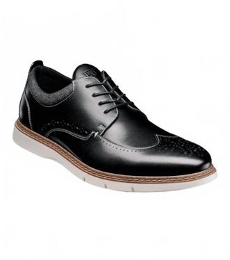 Stacy Adams Mens Synergy Wingtip Oxfords In Black