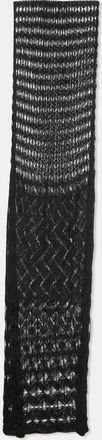 Missoni Black Patterned Knit Scarf