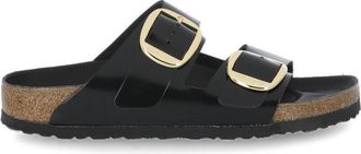Birkenstock Black Arizona Big Buckle Slides