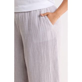 Eileen Fisher Ankle Wide Leg Pants in Hazelwood at Nordstrom, Size 2X