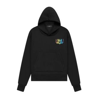 Amiri Hoodies, male, Black, S, XO Beverly Hills Hoodie