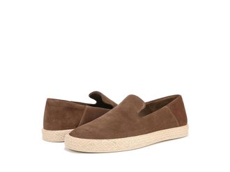 Vince Emmitt Slip-On Espadrille Loafers Mens Lace-up Boots Hickory Brown Suede : 10.5 M