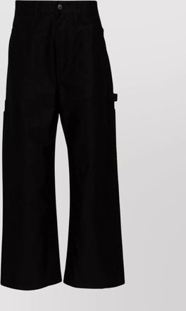 Junya Watanabe logo wide leg trousers with pleat detailing