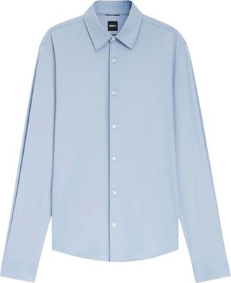 HUGO BOSS Heren, Overhemden, Blauw, Maat: XL