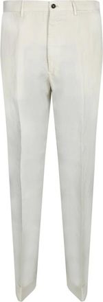 Dell'Oglio Hombre, Pantalones, Blanco, Talla: M