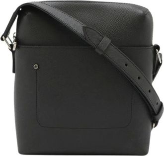 Louis Vuitton Pre-owned Cross Body Bags, female, Black, Size: ONE SIZE Pre-owned Taiga shoulder bag