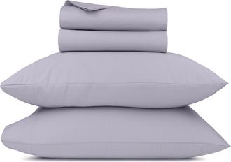 California Design Den Grand Indulgence 1000 Thread Count 100% Cotton Sateen Sheet Set in Lavender Grey at Nordstrom, Size King