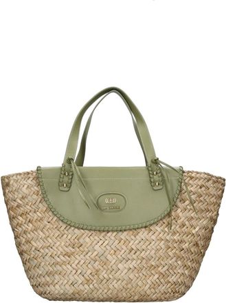 La Carrie Tassen, Dames, Beige, ONE Size, Leer, Seasalt Bag