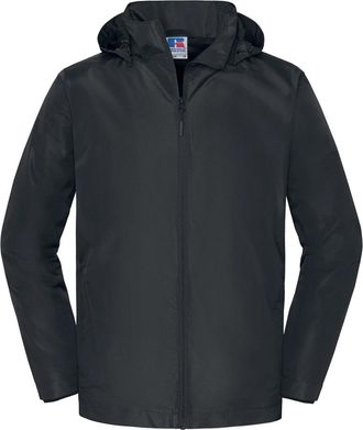 Russell Athletic Russell Heren Essenti&euml;le All-Weather Shell Jas (Zwart)