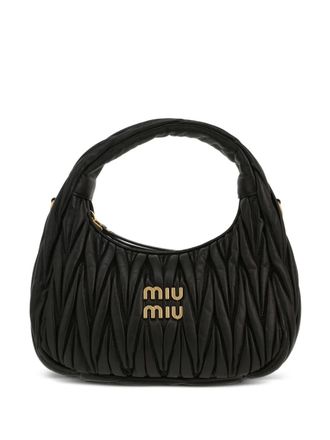 Miu Miu Borsa tote Wander trapuntata anni 2020 - Nero
