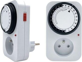 OEM Temporizador Mec&aacute;nico Para Uso Diario Con Luz Indicadora, 3680 W - Blanco